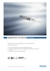 KROHNE SMARTPAT PH 8570 Notice Technique