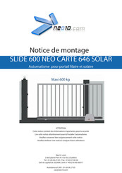 Neo10 SLIDE 600 NEO Notice De Montage