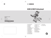 Bosch GCM 10 MX Professional Notice Originale