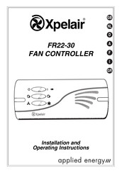 Xpelair FR22-30 Instructions D'installation Et D'utilisation