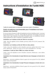 Lowrance HDS Série Instructions D'installation