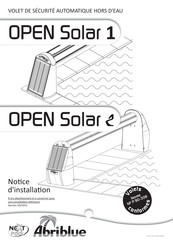 Abriblue OPEN SOLAR 1 Notice D'installation