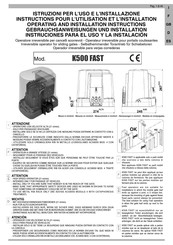 RIB K500 Instructions D'utilisation