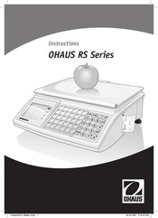 OHAUS RS Série Mode D'emploi