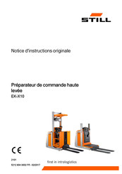 Still EK-X10 Notice D'instructions Originale