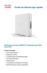 Cisco WAP131 Guide De Démarrage Rapide