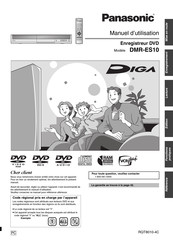 Panasonic Diga DMR-ES10 Mode D'emploi