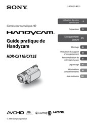 Sony Handycam HDR-CX11E Mode D'emploi