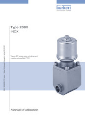 Burkert 2080 Manuel D'utilisation