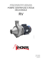 iNOXPA RV-100 Mode D'emploi
