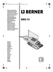 Berner BBS-75 Instructions D'emploi