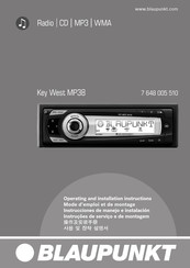 Blaupunkt Key West MP38 Mode D'emploi