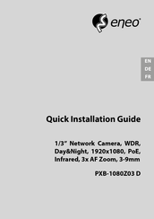 Eneo PXB-1080Z03 D Guide D'installation Rapide
