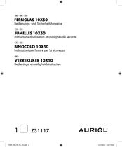 Auriol 10X50 Instructions D'utilisation Et Consignes De Sécurité