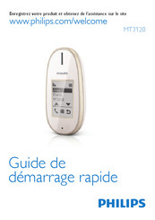 Philips MT3120 Guide De Démarrage Rapide