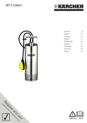 Kärcher BP 2 Cistern Mode D'emploi