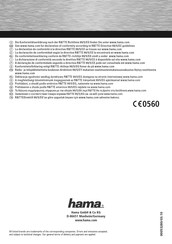 Hama RF 8000 Mode D'emploi