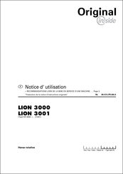 Pottinger LION 3000 Notice D'utilisation