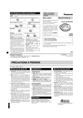 Panasonic SL-SV500 Manuel D'utilisation