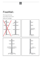 Steelcase FreeWall2 Notice De Montage