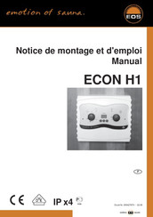 EOS ECON H1 Notice De Montage Et D'emploi