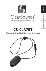 ClearSounds CS-CLA7BT Mode D'emploi