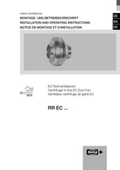 Helios RR EC 100 Notice De Montage Et D'installation