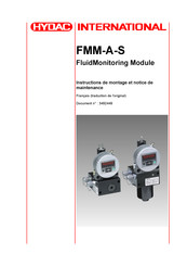 HYDAC International FMM-A-S Instructions De Montage Et Notice De Maintenance