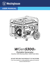 Westinghouse WGen5300v Manuel De L'utilisateur