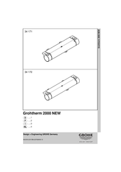 Grohe Grohtherm 2000 NEW 34 172 Mode D'emploi