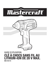 Mastercraft 054-3121-6 Guide D'utilisation