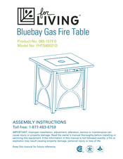 for Living FHTS80021D Instructions D'assemblage