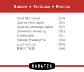 Baratza Preciso Guide De Démarrage Rapide