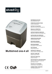 HSM ShredStar Multishred one-4 all Notice D'utilisation