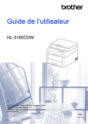Brother HL-3180CDW Guide De L'utilisateur