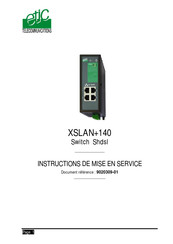 ETIC XSLAN+140 Instructions De Mise En Service