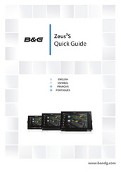 B & G Zeus3S Guide Rapide