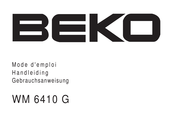 Beko WM 6410 G Mode D'emploi