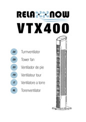 RELAXXNOW VTX400 Manuel D'utilisation