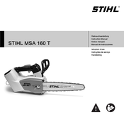 Stihl MSA 160 T Notice D'emploi