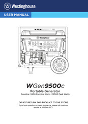 Westinghouse WGen 9500 C Manuel De L'utilisateur