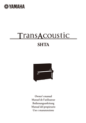 Yamaha TransAcoustic SHTA Manuel De L'utilisateur