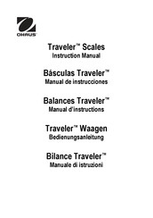 OHAUS Traveler TA501 Manual D'instructions