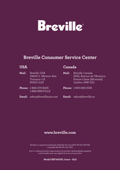 Breville the Thermal Pro BEF450XL Mode D'emploi