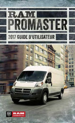 RAM Commercial ProMaster 2017 Guide D'utilisateur