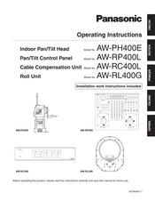 Panasonic AW-RL400G Mode D'emploi