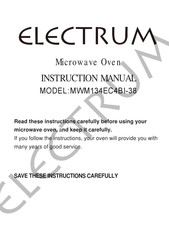Electrum MWM134EC4BI Manuel D'instructions