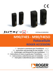 Roger Technology M90/F4ESO Mode D'emploi