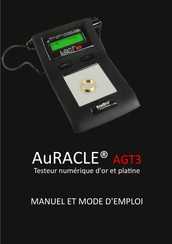 GemOro AuRACLE AGT3 Mode D'emploi