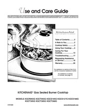 KitchenAid KGCT305G Guide D'utilisation Et D'entretien
